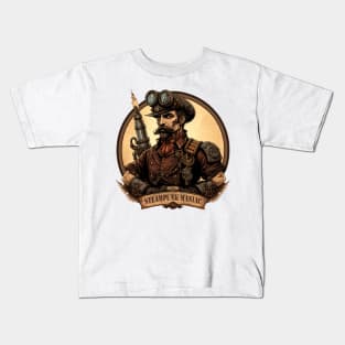 Steampunk Engineer Mechanic Kids T-Shirt